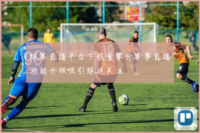 球赛直播平台下载量攀升赛事直播功能升级吸引球迷关注